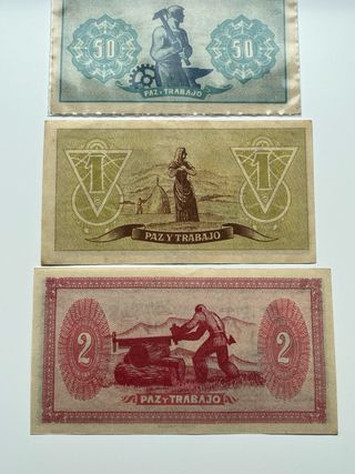 RARA Serie billetes Consejo Asturias y León