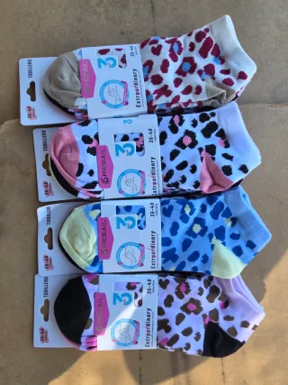 12 pares de calcetines talla 35-40