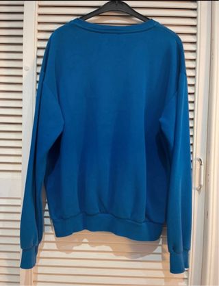 Sudadera sin capucha Stradivarius New York Azul XS