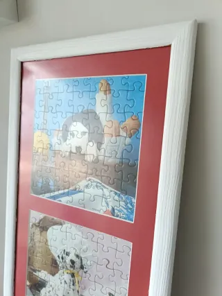 Cuadro infantil  puzzle 3 perros Disney