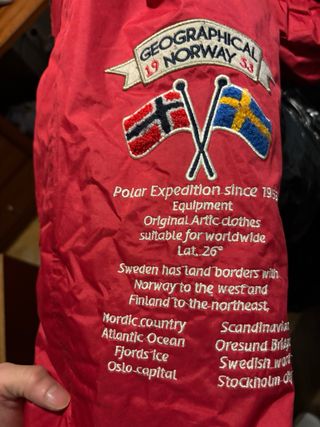 Chaqueta Geographical Norway Roja Talla L