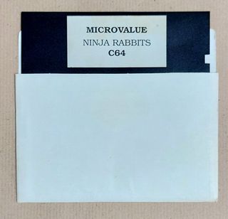 Videogioco Ninja Rabbits disk Commodore C64