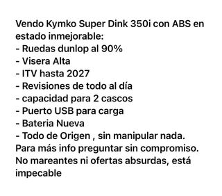 Kymco Super Dink 350i Gris