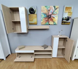 Mueble de salón moderno 4 módulos