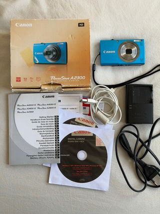 Canon PowerShot A2300 Cámara Digital Azul con caja