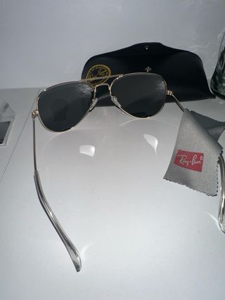 Óculos Ray-Ban Aviador Dourado