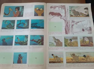 Álbum El Libro de la Selva ,cromo crom imcompleto