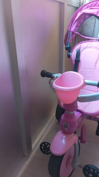 Triciclo para niña rosa