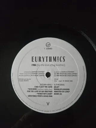 Vinilo Eurythmics - 1984