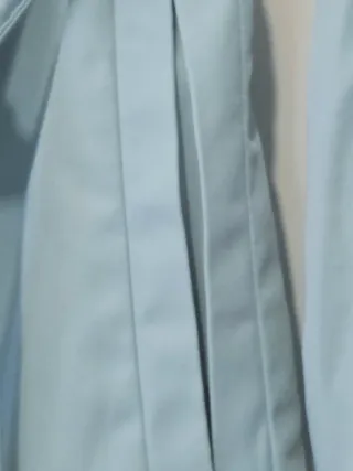 Trench Zara Azul Cielo Forro Leopardo