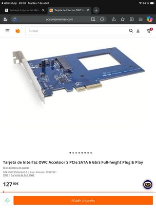Mac Pro / Win: SSD SATA a PCIe