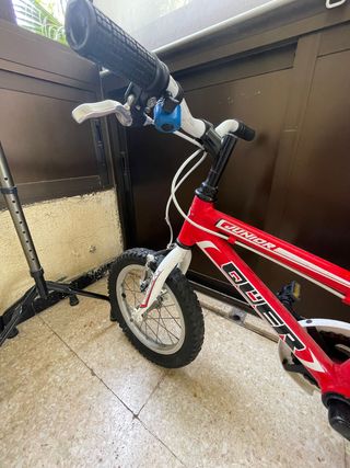 Bicicleta infantil roja JUNIOR