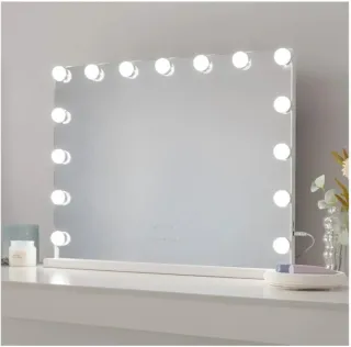 Specchio da trucco con 15 LED