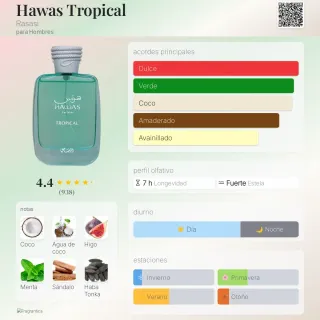 Rasasi Hawas Tropical para Hombres