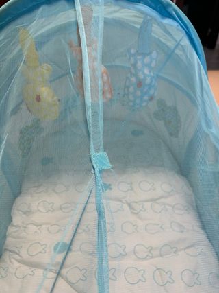 Cuna de viaje plegable para playa o jardin