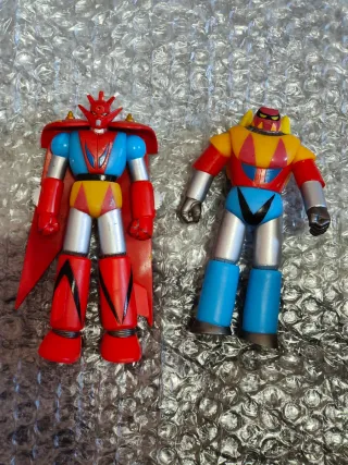 Set 2 Figure Action Robot Vintage