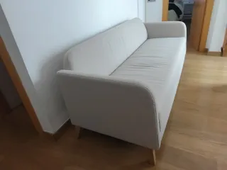 Sofá de 3 plazas beige