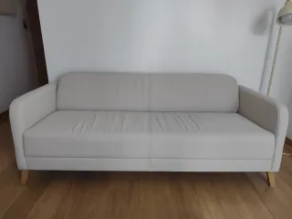 Sofá de 3 plazas beige