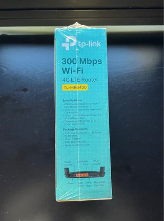 Router TP-Link TL-MR6400 4G.          LTE 300 Mbps