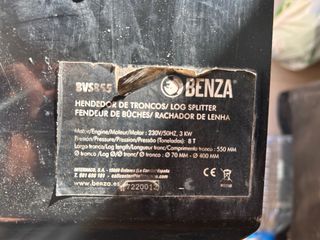 Hendedora (esclatadora) BENZA BVS855 Astilladora