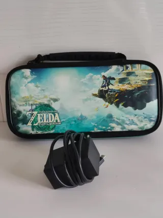 Nintendo Switch OLED con Cargador y Funda | Nueva