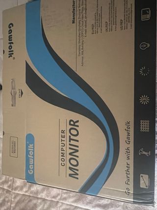 Monitor Gawfolk 27 Curvo Negro NUEVOO