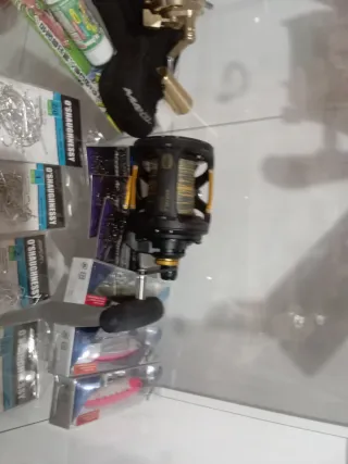 Carrete pesca penn 30 lb 2 speed traina senuelos