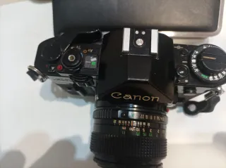 Canon A-1 con objetivo 50mm f/1.4