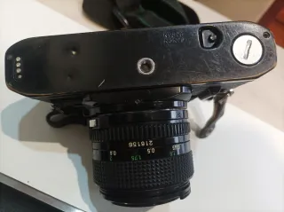 Canon A-1 con objetivo 50mm f/1.4