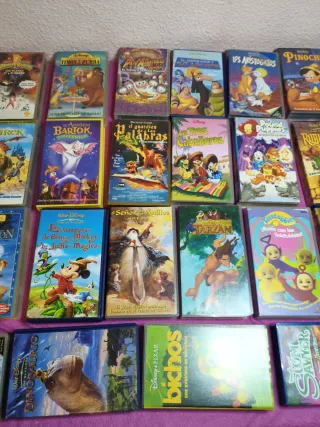 Lote Películas Dibujos Animados VHS