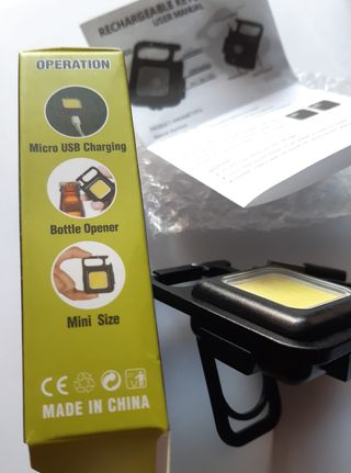 OF- Dos (2) Mini linternas Llavero luz usb