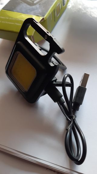 OF- Dos (2) Mini linternas Llavero luz usb