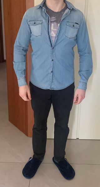 Camicia e Jeans Denim azzurri