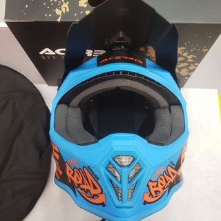 Casco Integral Casco Moto Cross Steel Junior (51-52Cm) SIN U