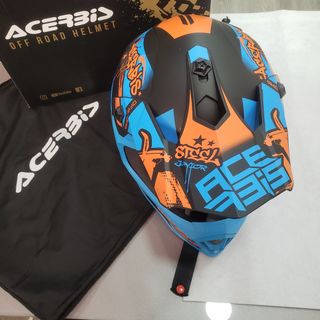 Casco Integral Casco Moto Cross Steel Junior (51-52Cm) SIN U