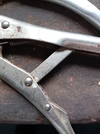 Lote 3 pinzas de presión alicates