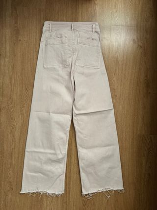 Pantalones anchos beige Primark