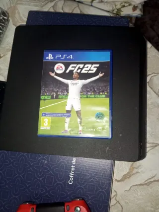 Consola PS4 + 2 Mandos (Rojo y Morado)