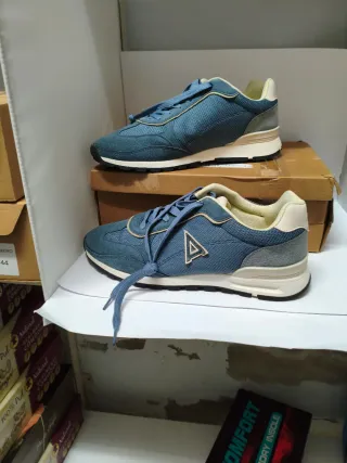 Zapatillas Álvaro Moreno Azul y Beige