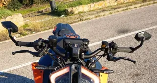 Espejos Manillar Moto Negros KTM