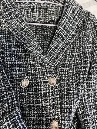 Vestido blazer tweed