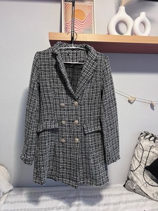 Vestido blazer tweed