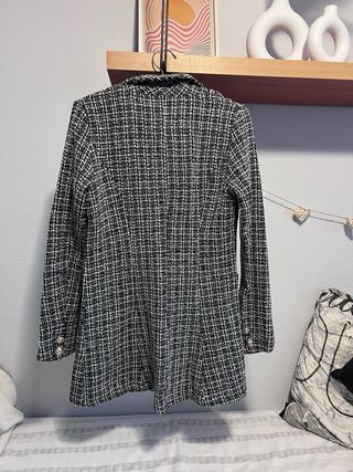 Vestido blazer tweed