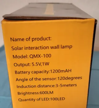 Luz Solar Exterior con Sensor de Movimiento (2uds)