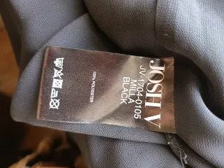 Blusa JOSHV negra escote Bardot