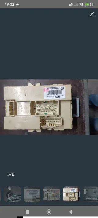 Blocco fusibili e blocchetto chiave auto Kia venga