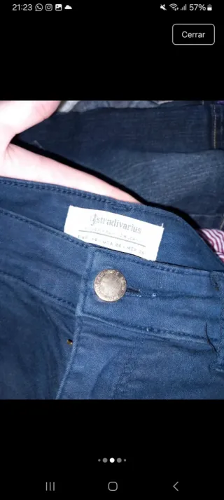 Vaqueros Stradivarius Talla S