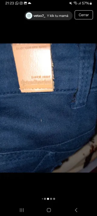 Vaqueros Stradivarius Talla S