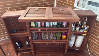 Mueble Bar Jardín Teca