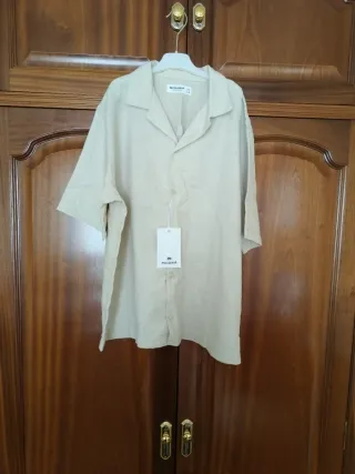 Camisa Pull&Bear Beige Talla M